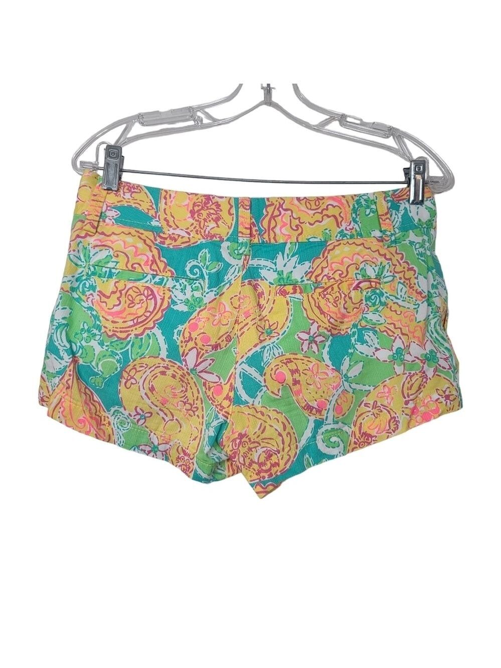 Lilly Pulitzer The Walsh Colorful Floral Shorts 2 - Picture 3 of 6